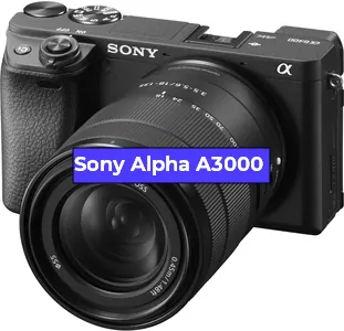 Замена Прошивка фотоаппарата Sony Alpha A3000 в Санкт-Петербурге
